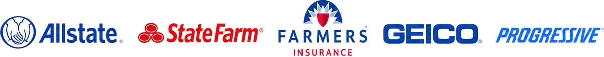Allstate, State Farm, Farmers, GEICO, Progressive